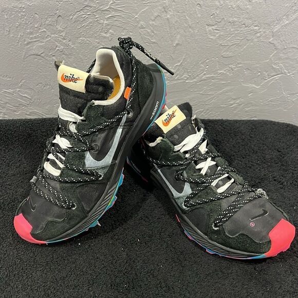 🔥 NIKE Air Zoom Terra Kiger 5 x OFF-WHITE Athlete in Progress Women Sz 8.5 - EU - Picture 3 of 15